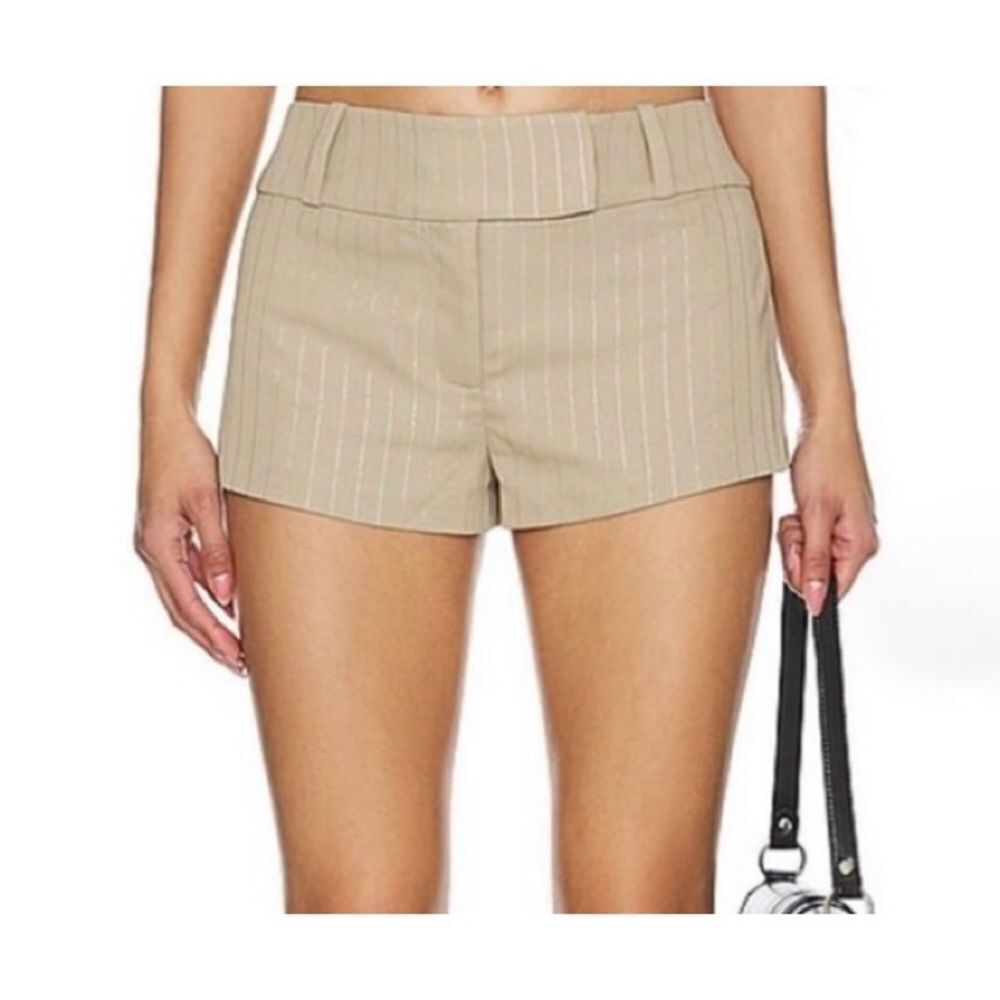 NWT NBD Reade Micro Short in Khaki Green